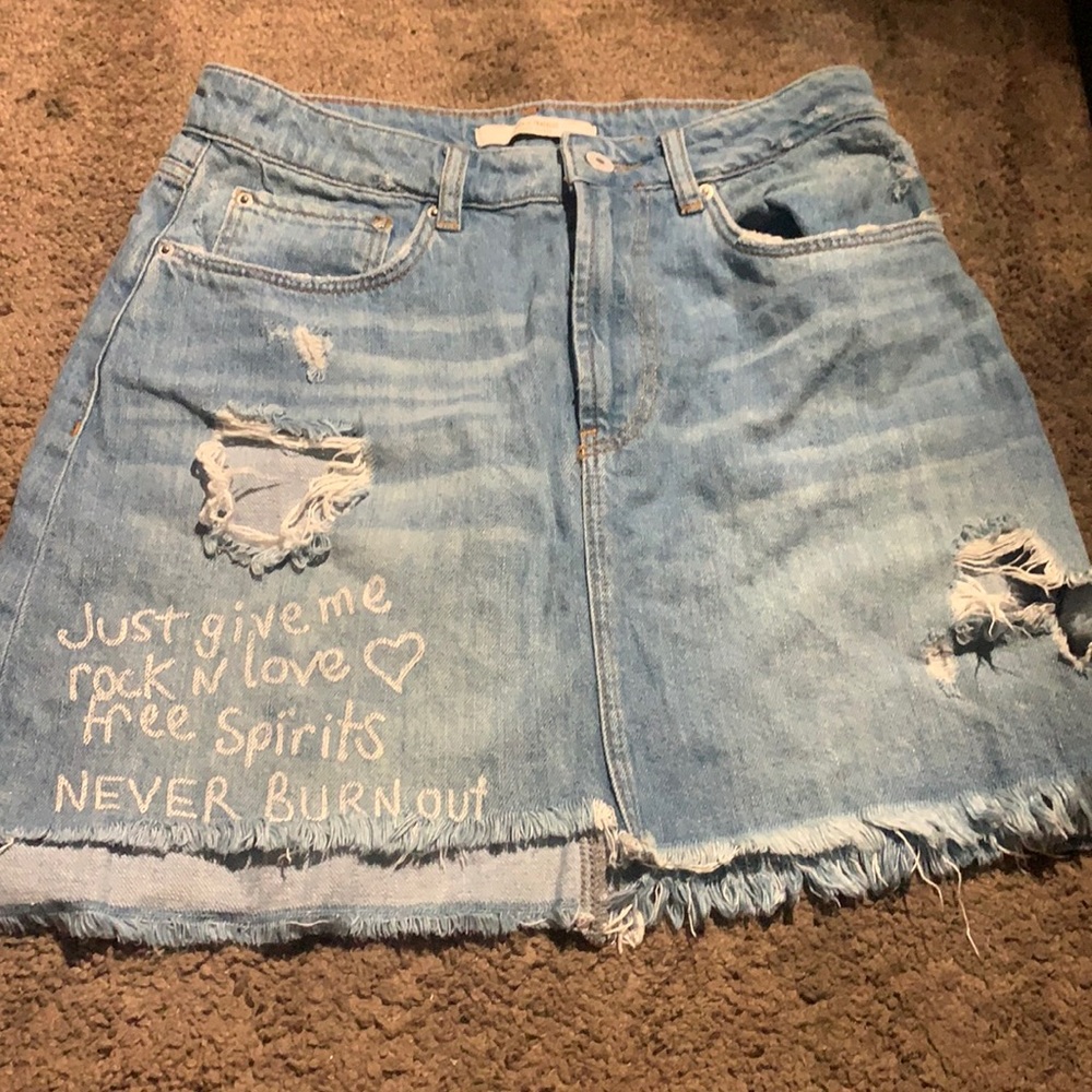 Jean skirt